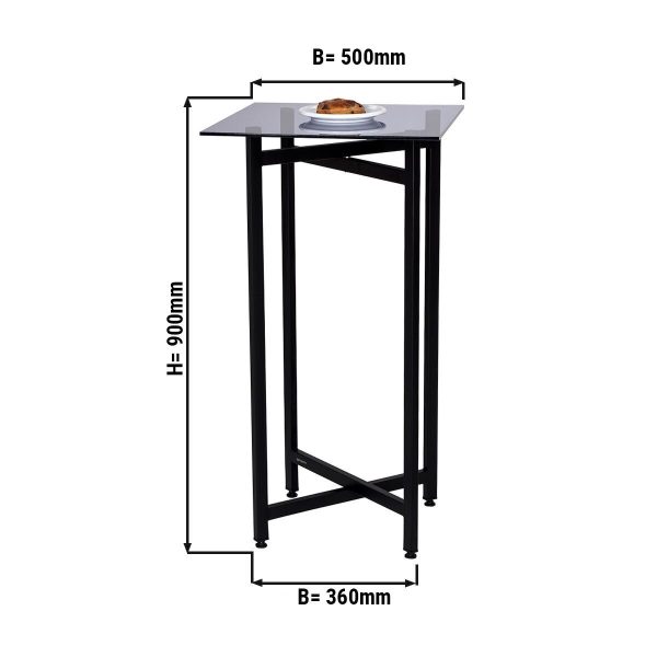 Table d'appoint/table basse - pliable - 50 x 90 cm