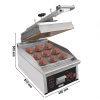 Highspeed Kontaktgrill | Grill à hamburgers - 6,2 kW - automatique - Écran digital