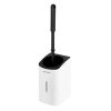 AIR-WOLF | Porte-brosse WC - ouvert en haut -  Acier inoxydable blanc