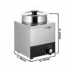 Bain-marie avec Pots - 6,5 litres