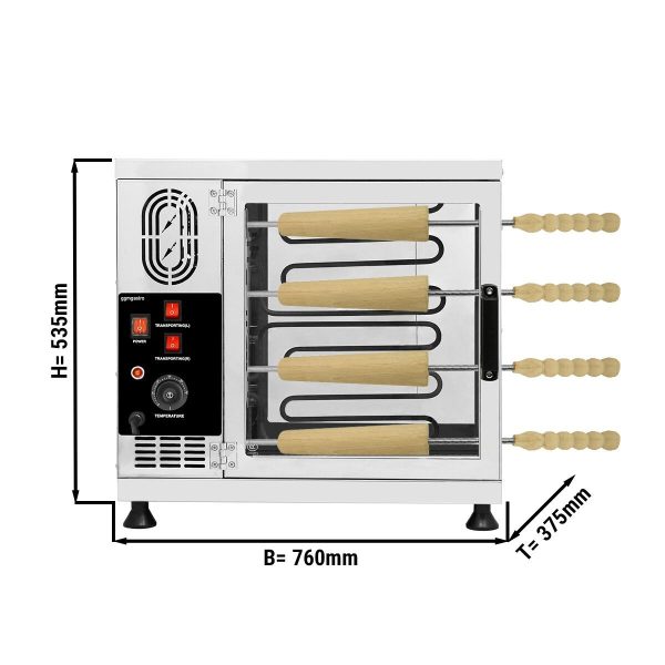 Machine à Tripes en arbre - 3,5kW - incl. 16 rouleaux de cuisson droits