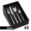 Set de couverts Aurora - 24 pièces - Pour 6 personnes