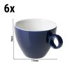 (6 pièces) BART COLOUR CAFE - Tasse à cappuccino - 230ml - Bleu