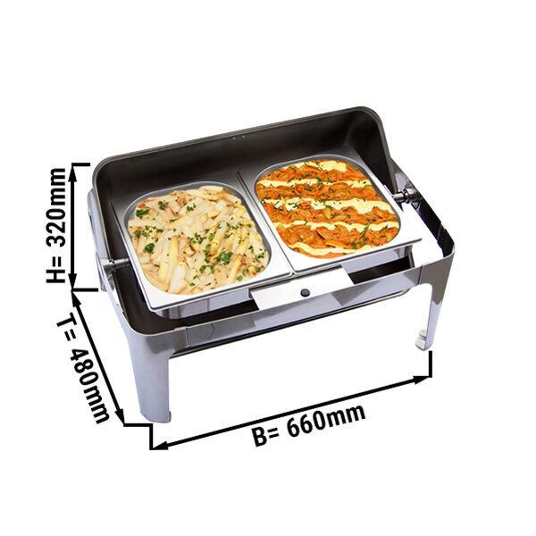 Chafing Dish - GN 1/1 - Avec couvercle Rond