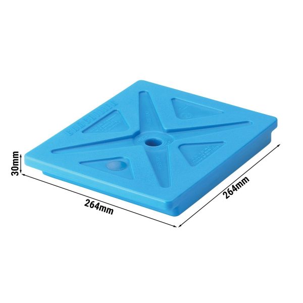 CAMBRO | CAMCHILLER - plaque de refroidissement - compatible avec toutes les CAM GOBOXEN® GN 1/2 - Bleu