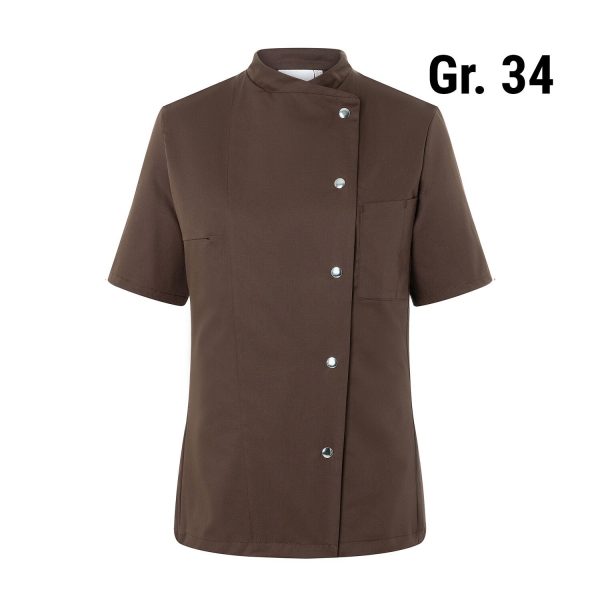 KARLOWSKY | Veste de cuisine femme Greta - Marron clair - Taille : 34