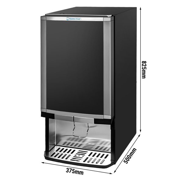 GASTRO-COOL | Réfrigérateur distributeur - 48 litres - 1 porte - Noir