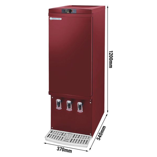 GASTRO-COOL | Réfrigérateur distributeur - 110 litres - 1 porte - Rouge Vin