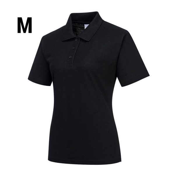 Polo femme - Noir - Taille : M