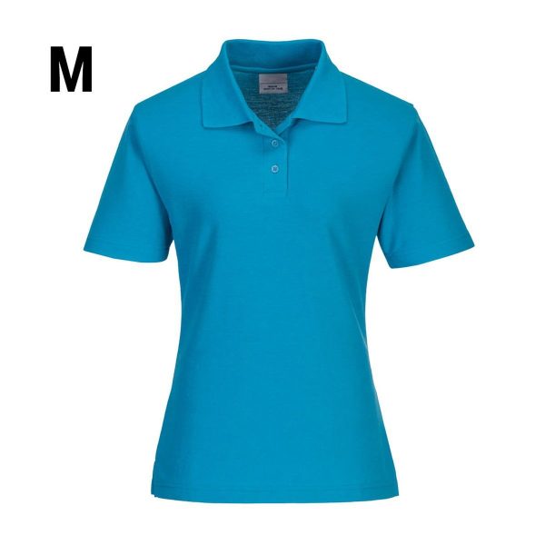 Polo femme - Bleu d'eau - Taille : M