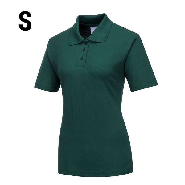 (5 pièces) Polo femme - Vert bouteille - Taille : S