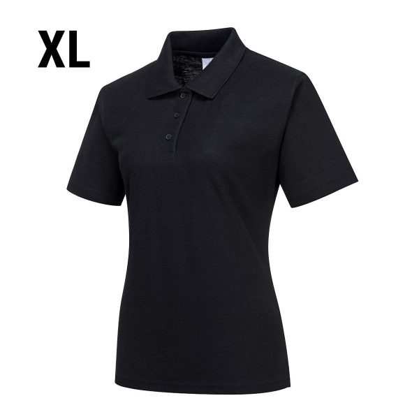 (5 pièces) Polo pour femme - Noir - Taille : XL