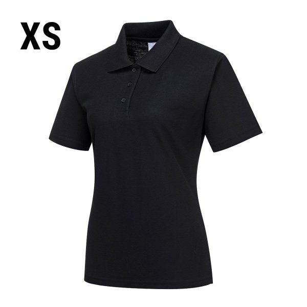 (5 pièces) Polo pour femme - Noir - Taille : XS