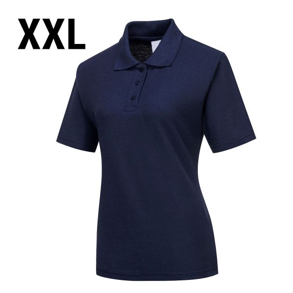 (5 pièces) Polo femme - Marine - Taille : XXL