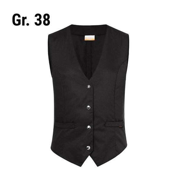 (6 pièces) KARLOWSKY | Gilet femme Lena - Noir - Taille : 38