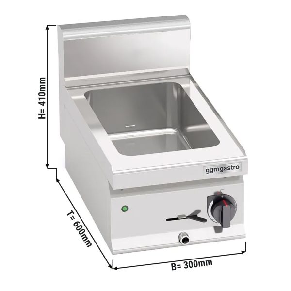 Bain-marie électrique - 700 Watt - 3x GN 1/4