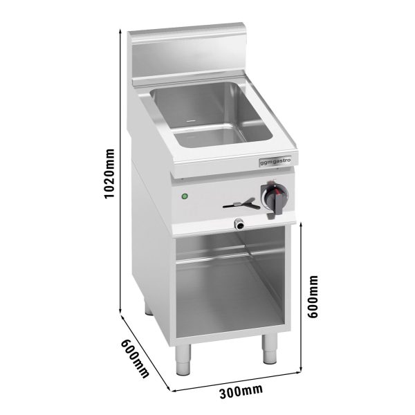 Bain-marie électrique - 700 Watt - 3x GN 1/4 - support inclus