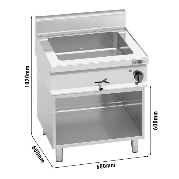 Bain-marie électrique - 1,2 kW - 6x GN 1/4 - support inclus