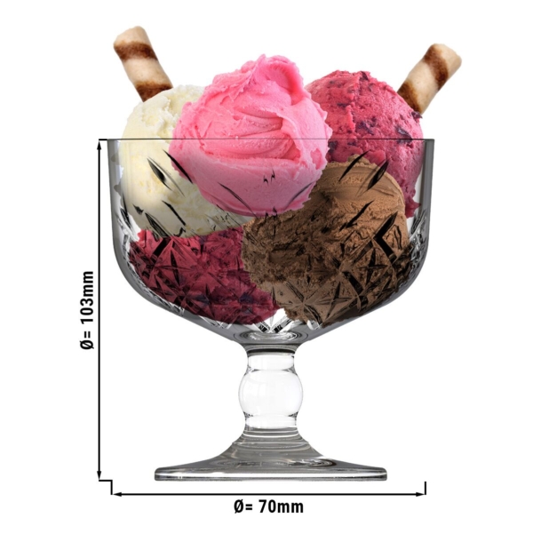 (24 pièces) Timeless Coupe à glace - 0,25 litre