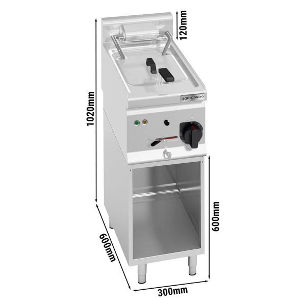 Friteuse électrique - 10 litres - 9 kW - support inclus