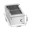 Grill électrique - 4 kW