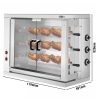 Grill à poulet électrique - 9,9kW - avec 3 broches pour jusqu'à 18 poulets