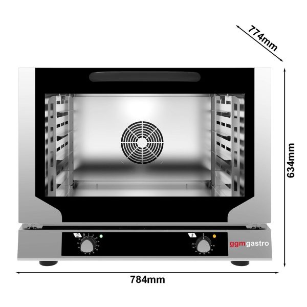 Four à air chaud KOMPAKT - Manuel - 4x EN 60x40 ou GN 1/1