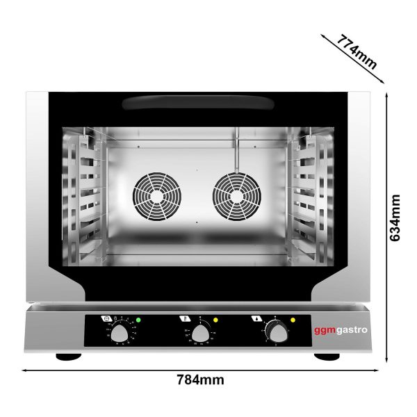 Four à air chaud KOMPAKT - Manuel - 4x GN 1/1 ou EN 60x40