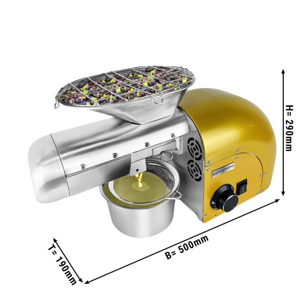 Presse à huile électrique - Gold - 1,8 kW