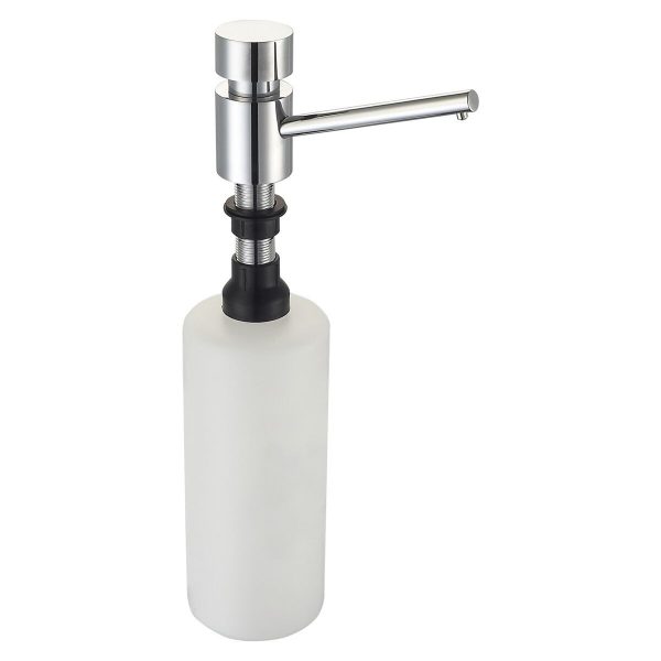 Distributeur de savon à encastrer - 1000 ml - inox