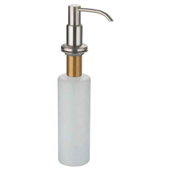 Distributeur de savon à encastrer - 400 ml - inox