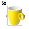 (6 pièces) BART COLOUR CAFE - Tasse à expresso - 65ml - Jaune