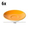 (6 pièces) BART COLOUR CAFE - Soucoupe pour espresso - Ø 110mm - Orange