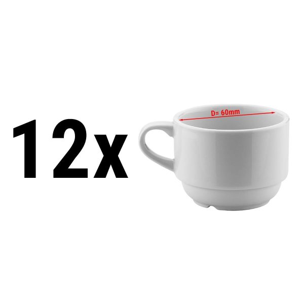 (12 Pièces) ENT - Tasse de moka turc