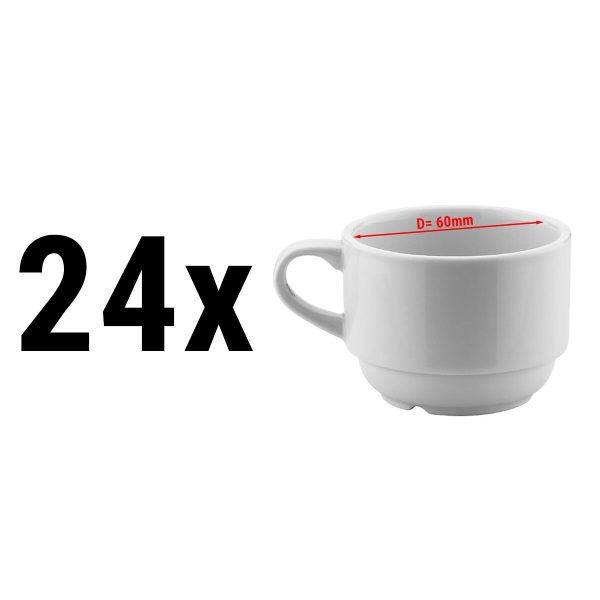 (24 Pièces) ENT - Tasse de moka turc