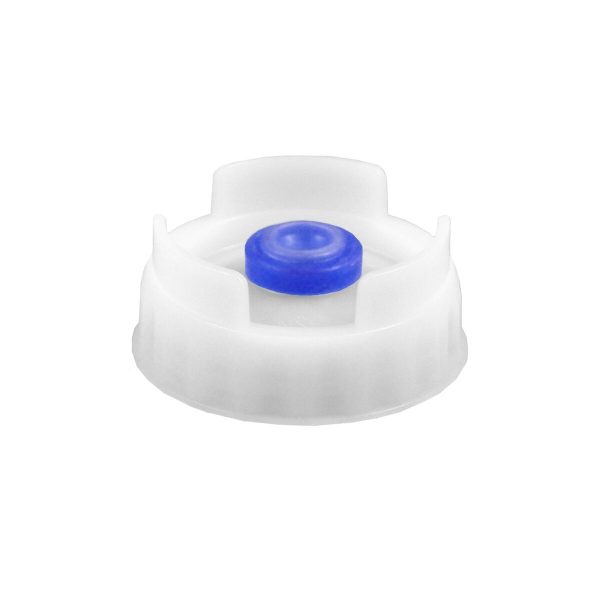 (6 pièces) Membrane avec valve silicone bleue pour bouteille à sauce- pour flacons doseurs & Flacons verseurs - Bleu