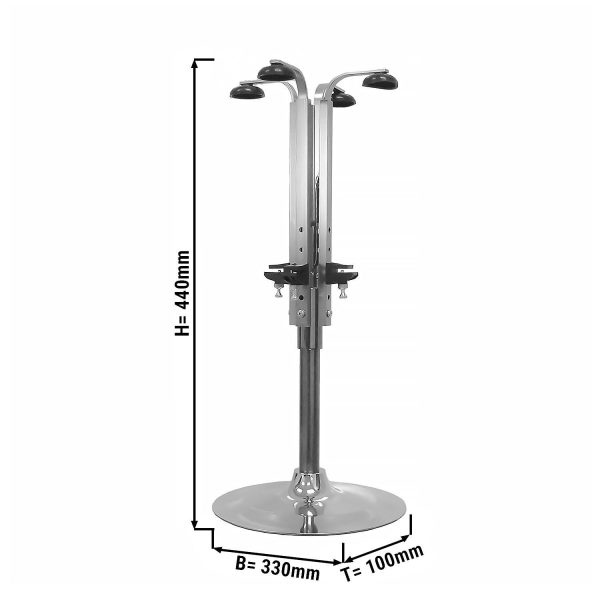 Porte-bouteille - 445x330x95mm - Aluminium