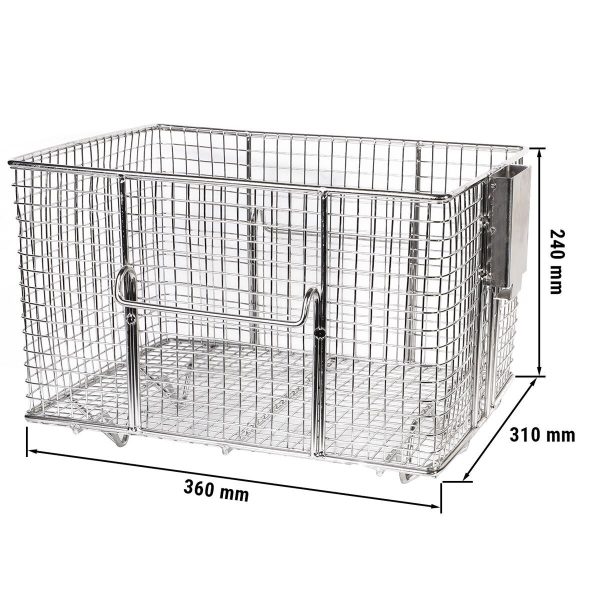 Panier friteuse pour friteuse électrique à haute pression - 24 litres