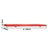 Plateau de coupe pour table de travail - 1800x800mm - Rouge