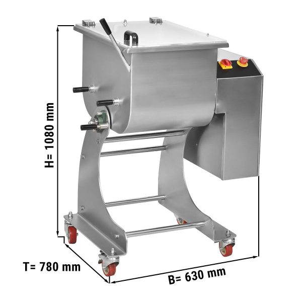 Mélangeur à viande électrique - 50 kg - 1,5 kW - 1400 rpm