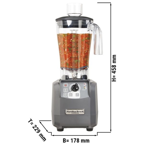 HAMILTON BEACH | Mixeur alimentaire EXPEDITOR HBF600 - 1,8 litre - 750 Watt