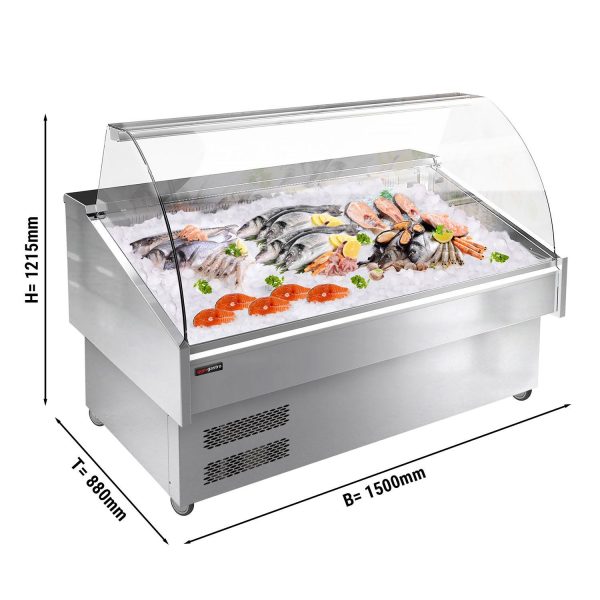 Comptoir à poissons - 1500mm - avec éclairage LED