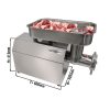 Hachoir à viande électrique 22 - 450-480 kg/h - 1,2 kW