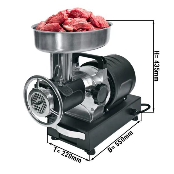 Hachoir à viande électrique - 200-240kg/h - 550 Watt