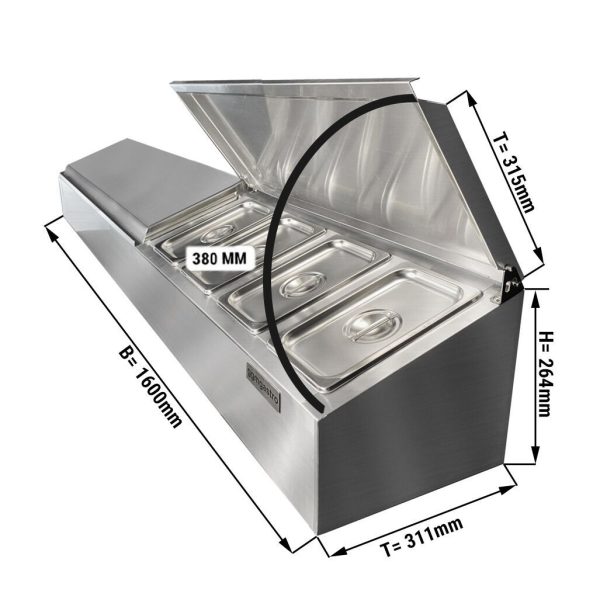 Etagère à épices - 8x GN 1/4