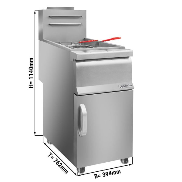 Friteuse à gaz - 16 litres - 27 kW