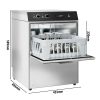 Machine à laver les verres mini double paroi - Manuelle - 2,77 kW - avec pompe à produit de rinçage