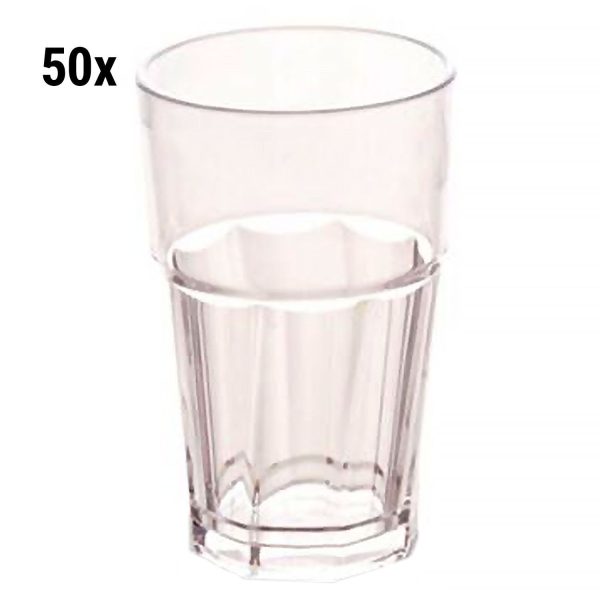 (50 pièces) Verre en polycarbonate - 300 ml