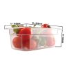 Bac gastronorme en polycarbonate GN 1/4 - Clair - Profondeur 65mm