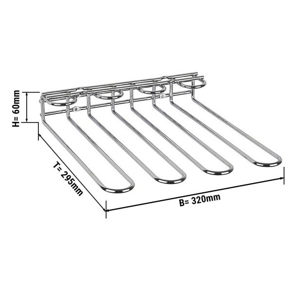 Rail pour verre